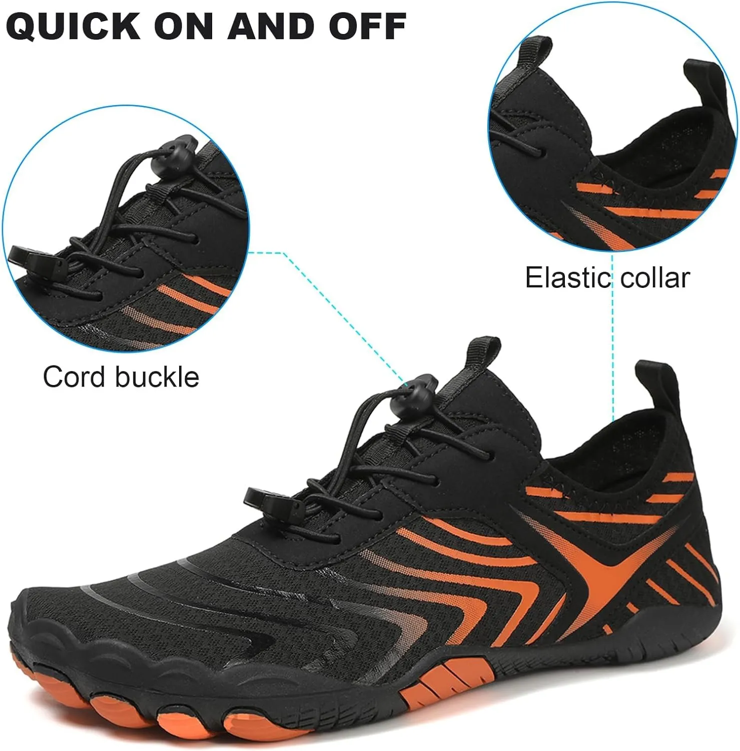 Barefoot Shoes Women Wide Toe Box Grounded Footwear Barefoot Shoe Women Neuropathy Water Shoe Womens Shoes Quick Dry Aqua Outdoor Sports for Swim Pool Beach Outdoor Diving Running Footwear