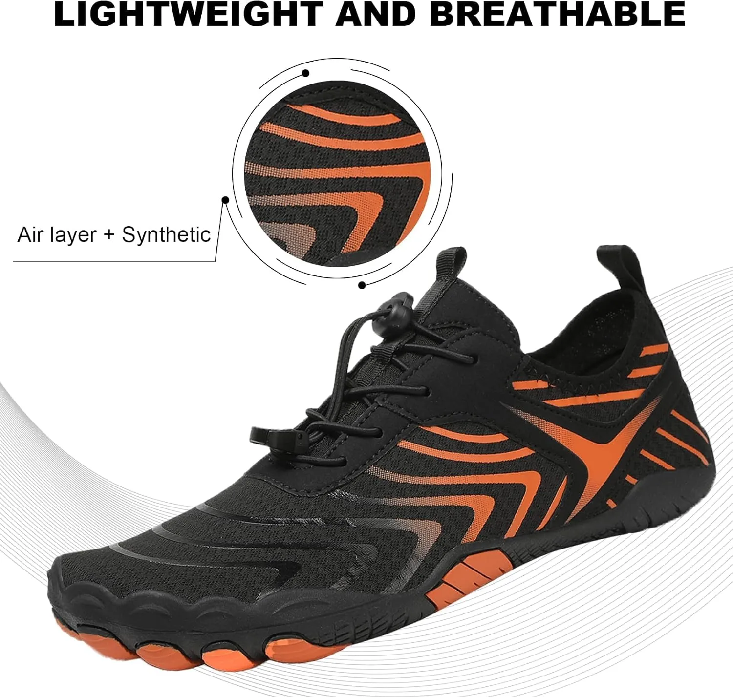 Barefoot Shoes Women Wide Toe Box Grounded Footwear Barefoot Shoe Women Neuropathy Water Shoe Womens Shoes Quick Dry Aqua Outdoor Sports for Swim Pool Beach Outdoor Diving Running Footwear