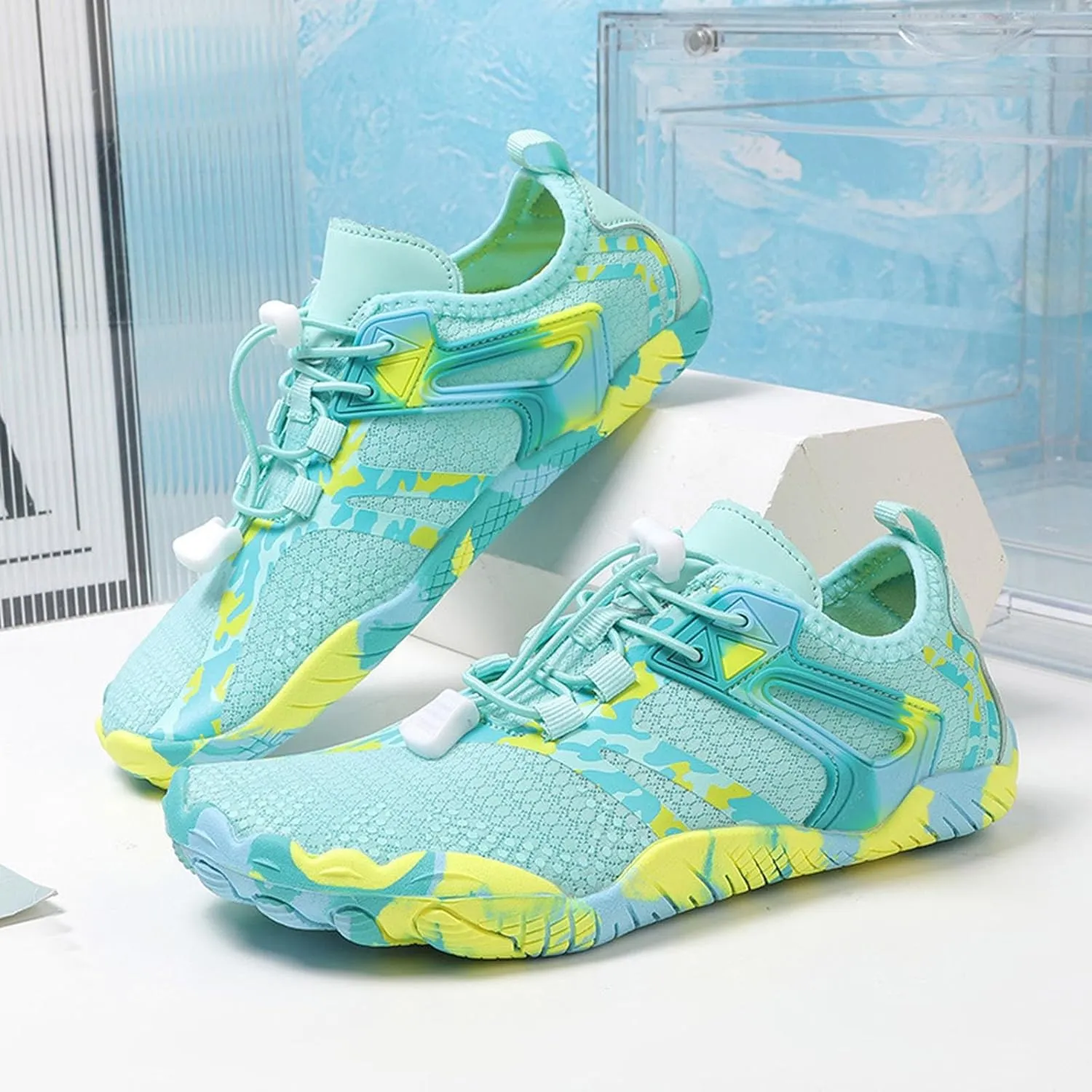Barefoot Swim Shoes for Women Men Quick Dry Aqua Water Shoes Beach Pool Surf Yoga Hiking Lightweight Non Slip Outdoor Sports