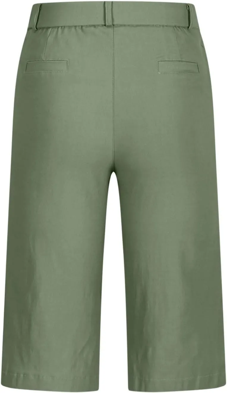 Bermuda Shorts for Women 2025 Trendy Casual Summer High Waisted Chino Shorts Straight Leg Hiking Vacation Outfits