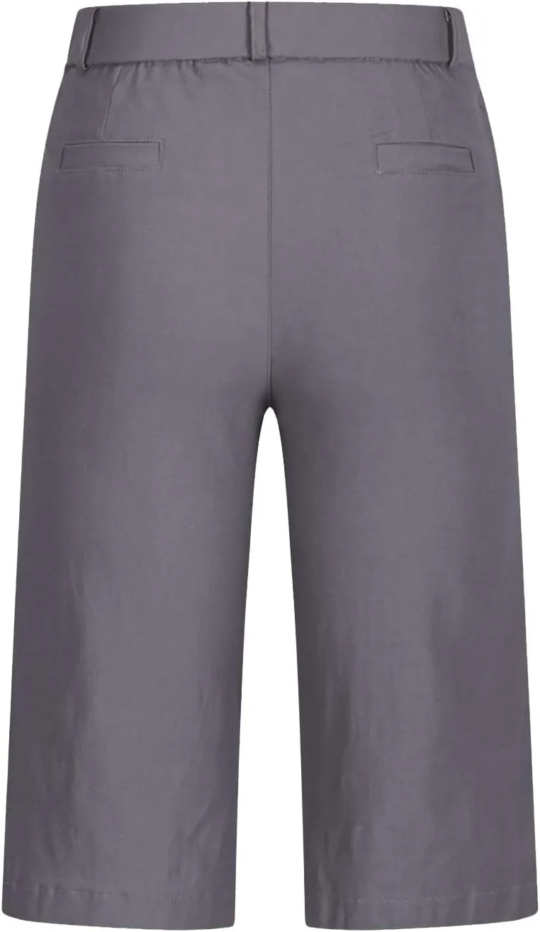 Bermuda Shorts for Women 2025 Trendy Casual Summer High Waisted Chino Shorts Straight Leg Hiking Vacation Outfits