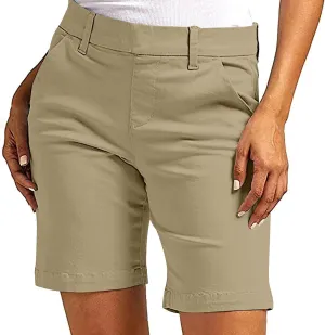 Bermuda Shorts for Women Trendy 2025 Casual Summer High Waisted Chino Shorts Straight Leg Hiking Vacation Outfits