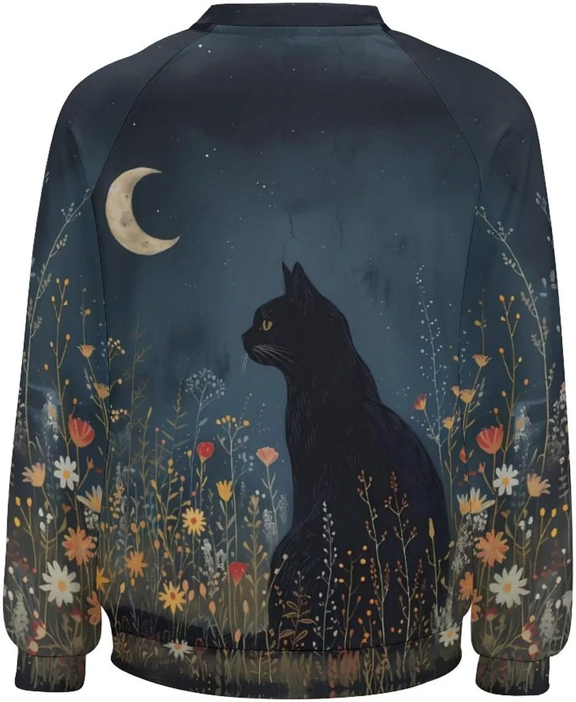 Cat Sweatshirts for Women Funny Long Sleeve Cute Cat Tee Shirts Graphic Womens Crew Neck Sweatshirt Pullover Tops