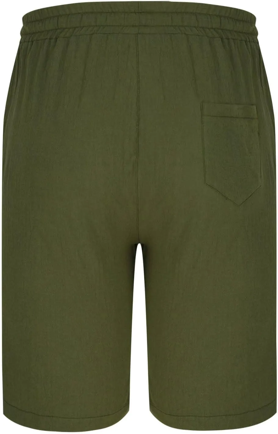 Cotton Shorts for Men Casual Drawstring Elastic Waist Shorts Men Lightweight Workout Athletic Gym Shorts with Pocket