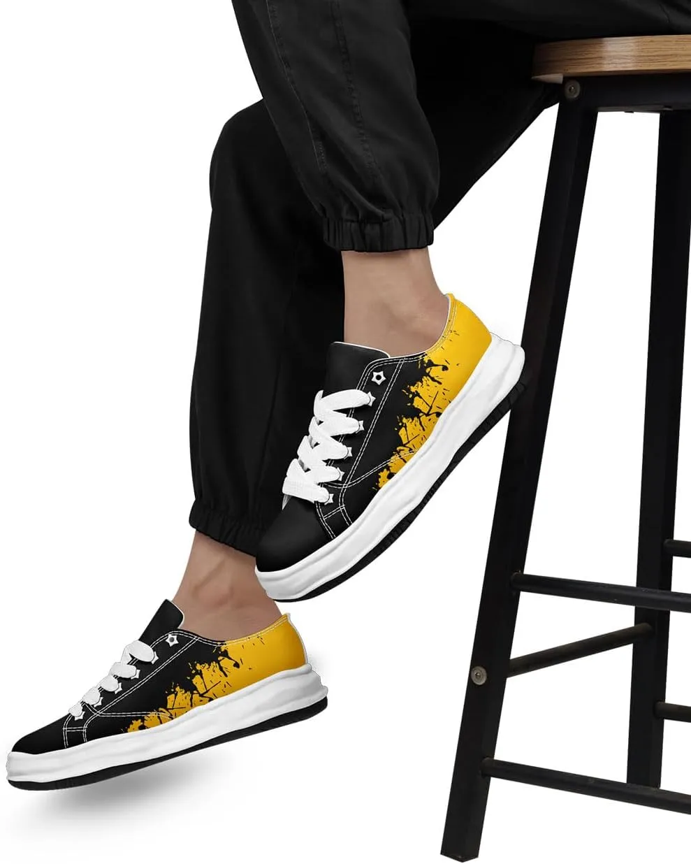 Custom Fashion Canvas Sneaker for Men Women Personalized Unisex Sports Running Tennis Shoes Print Image Name Lace Up Shoes