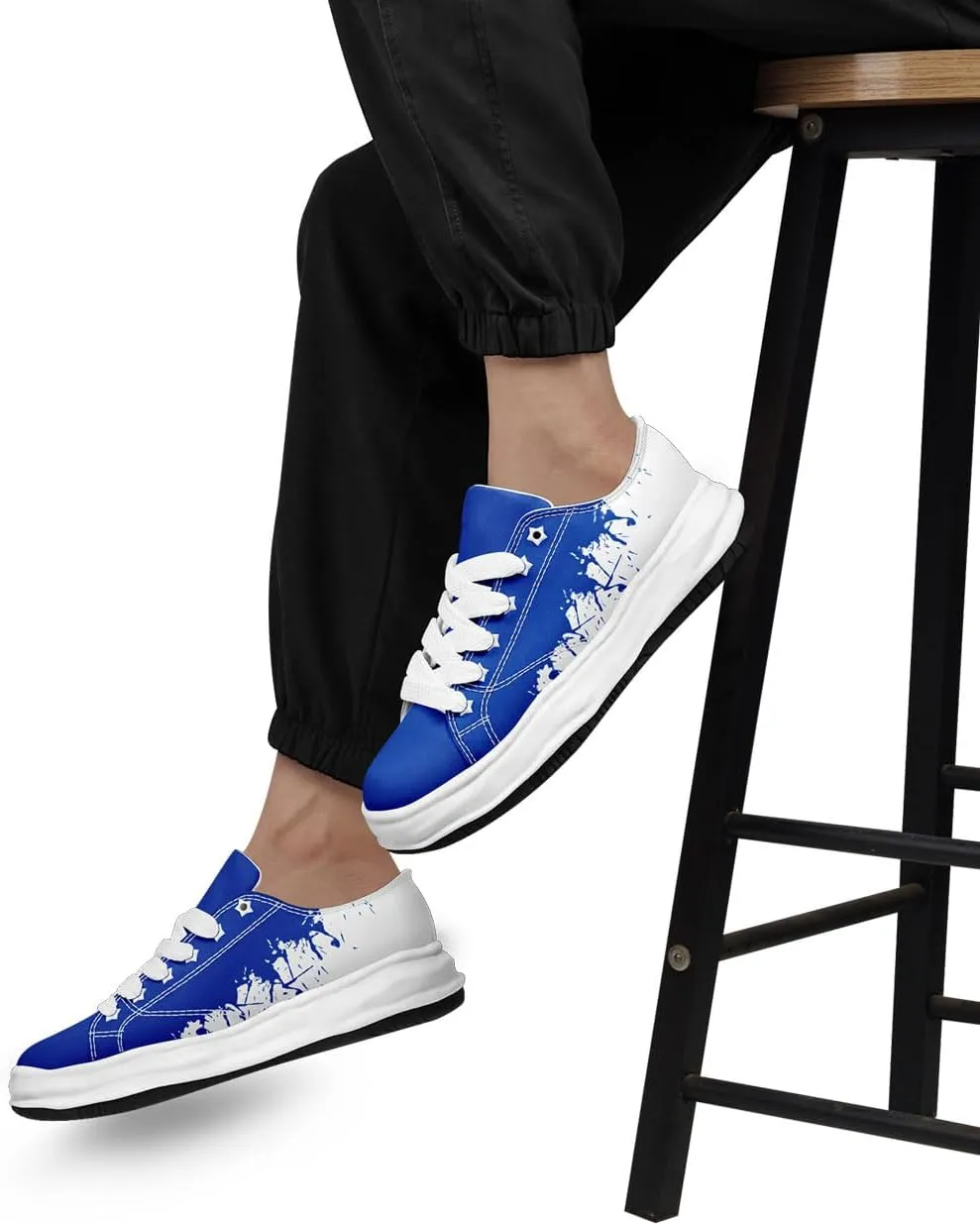 Custom Fashion Canvas Sneaker for Men Women Personalized Unisex Sports Running Tennis Shoes Print Image Name Lace Up Shoes