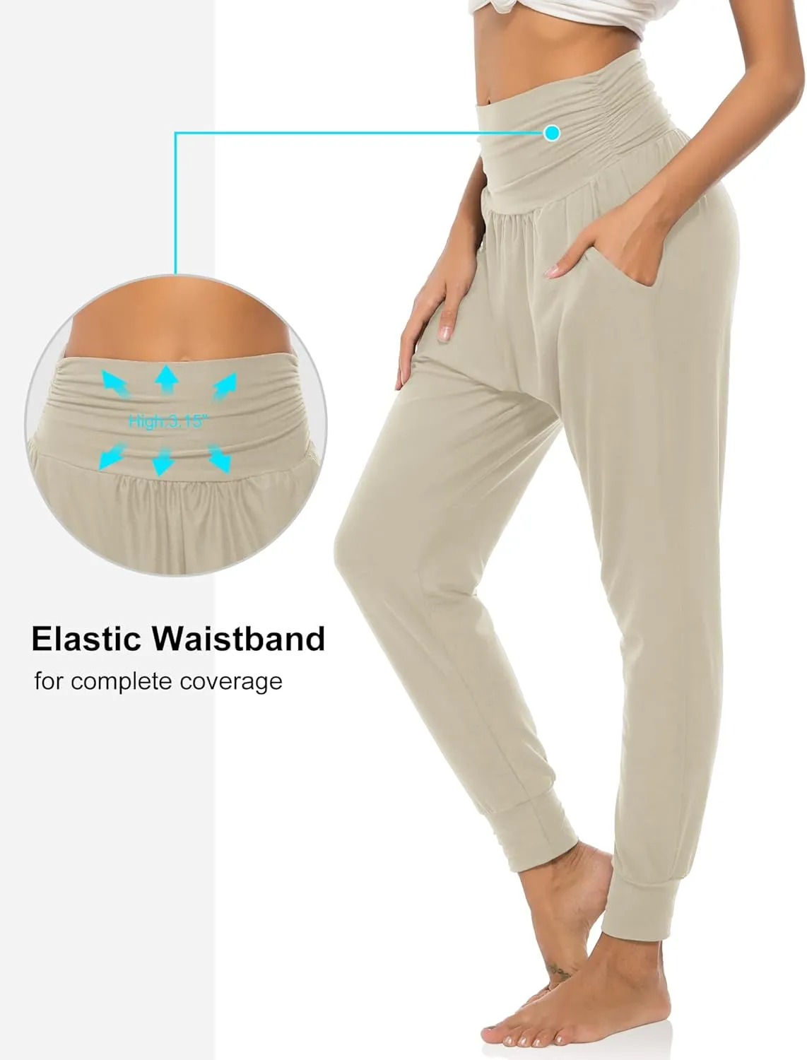 DIBAOLONG Womens Yoga Sweatpants Loose Workout Joggers Pants Comfy Lounge Pants with Pockets