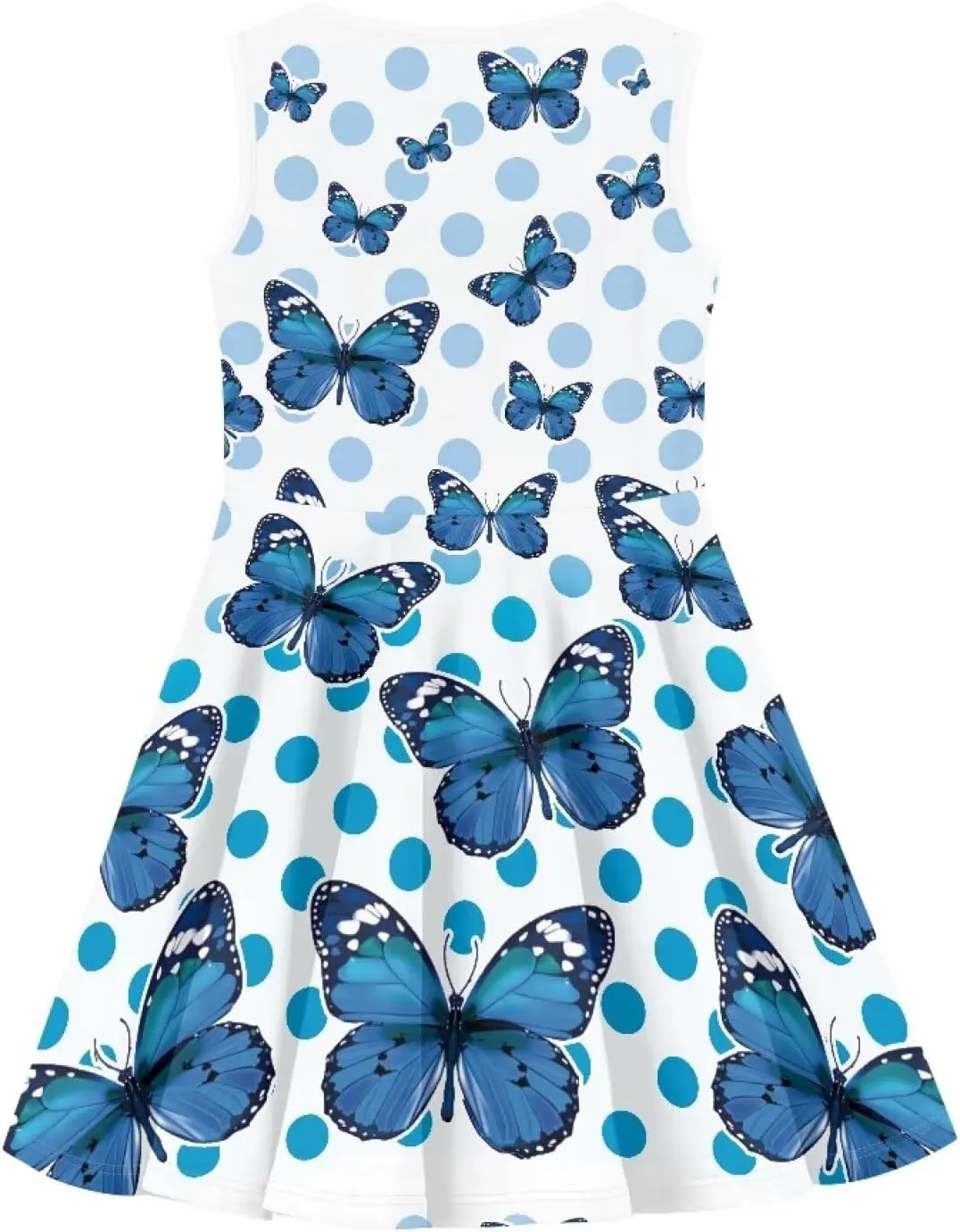 Dress for Girls Sweety Girl's Loose Summer Casual Dresses Holiday Midi Dress for 3-16 Years