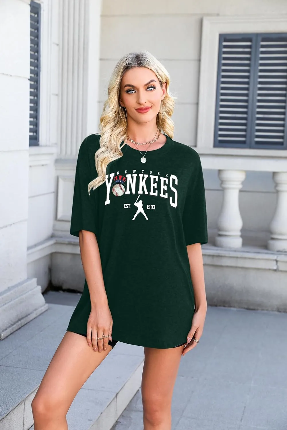 Game Day Shirt Baseball Shirts Women Oversized Baseball Team Graphic Tshirt Baseball Fan Shirt Casual Short Sleeve Tee Tops