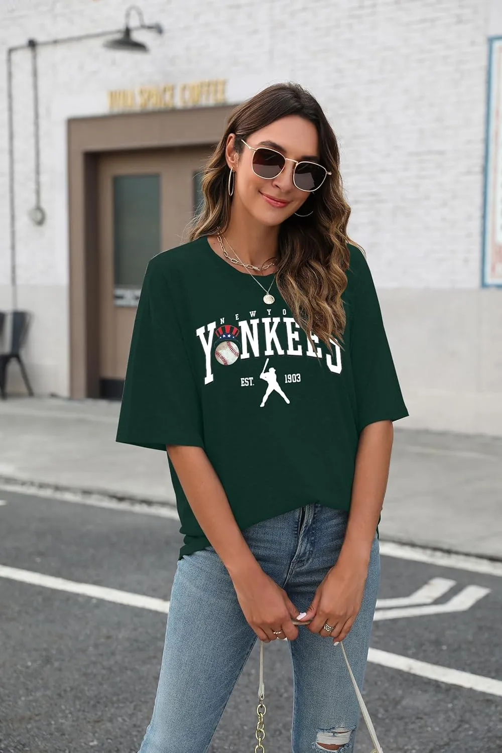 Game Day Shirt Baseball Shirts Women Oversized Baseball Team Graphic Tshirt Baseball Fan Shirt Casual Short Sleeve Tee Tops