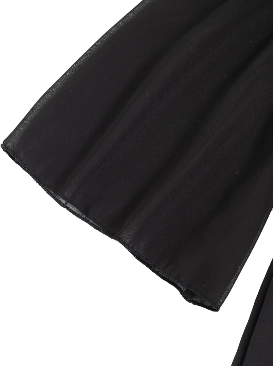 Girls' Summer Dress Cold Shoulder Ruffle Trim Flare Sleeve A Line Midi Dresses