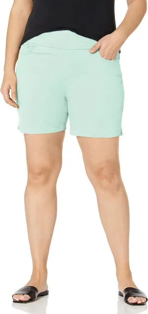 Gloria Vanderbilt Women's Amanda High Rise Pull on Short Standard