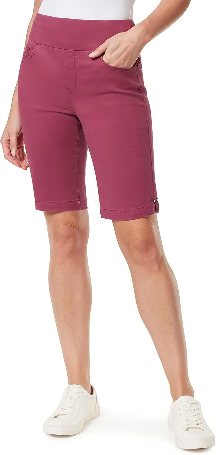 Gloria Vanderbilt Women's Amanda Pull on Bermuda Short