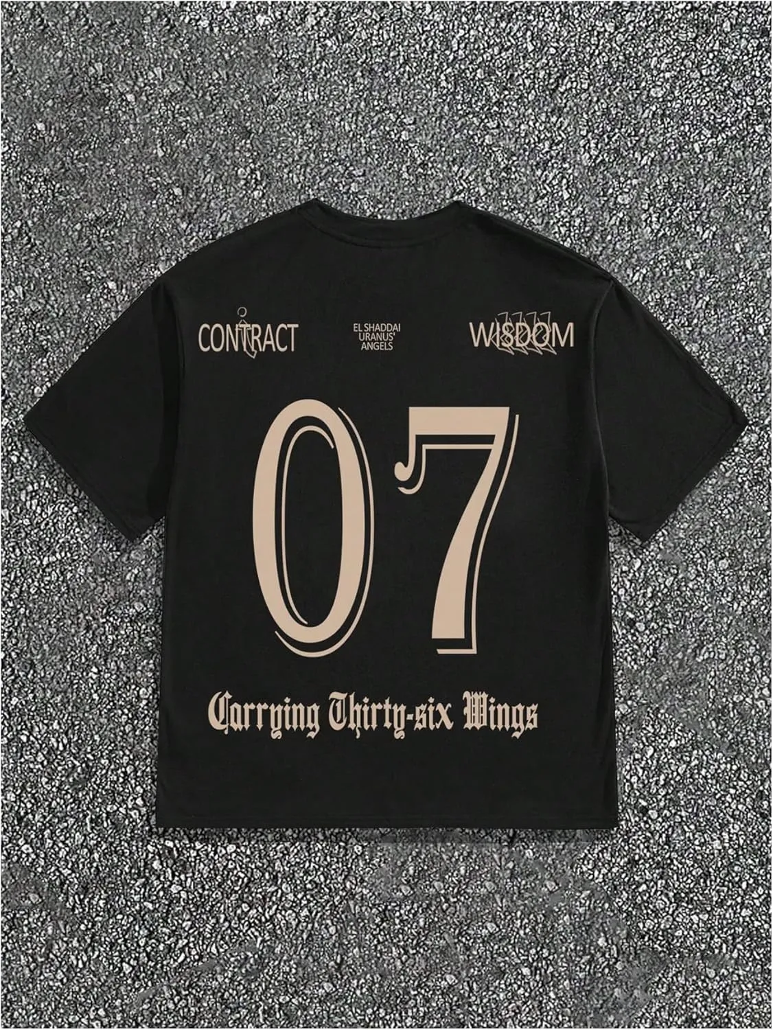 GORGLITTER Men's Graphic Print Short Sleeve Crew Neck T-Shirt Vintage Tee Tops Streetwear