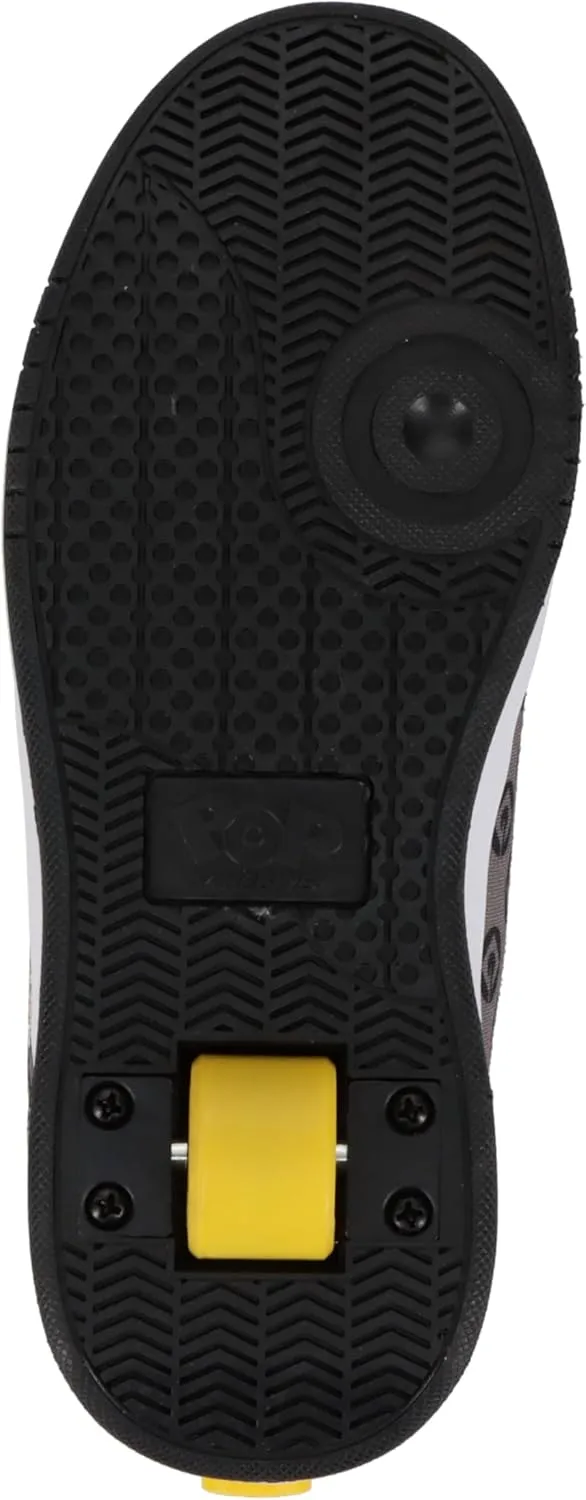 HEELYS Unisex-Child Pop Pro Blk/Pink/Yllw Wheeled Heel Shoe