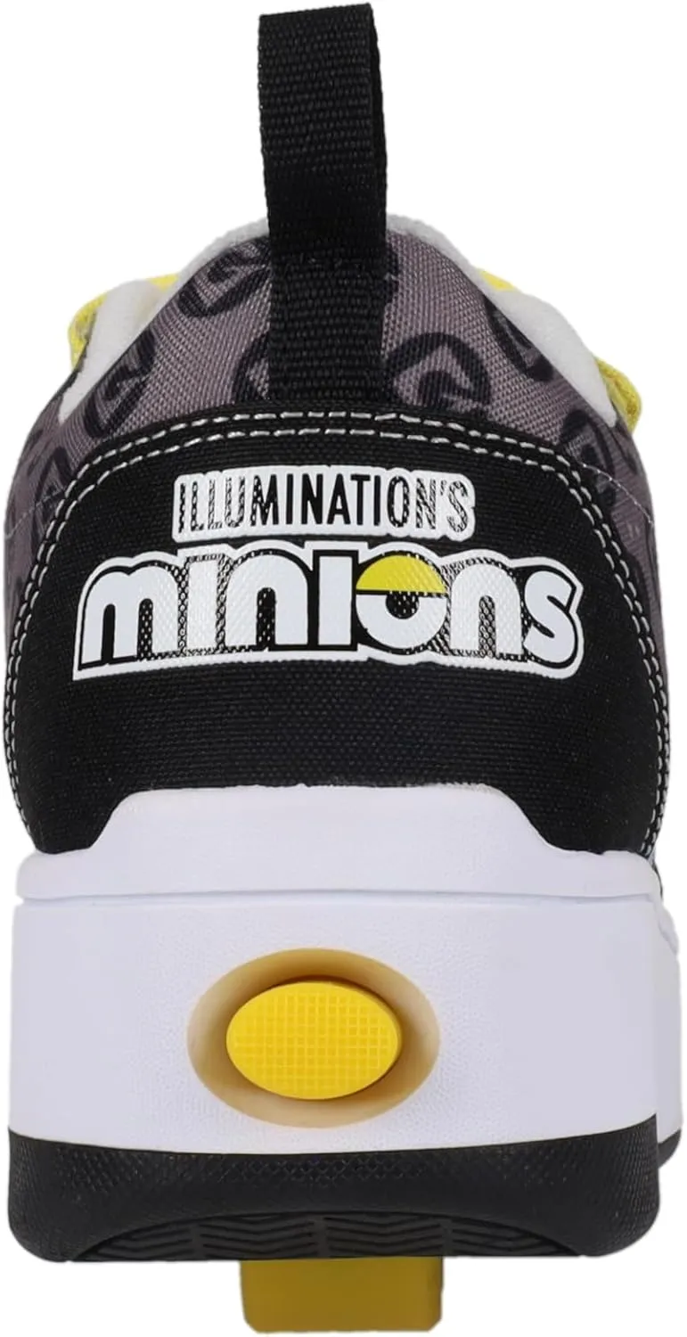 HEELYS Unisex-Child Pop Pro Blk/Pink/Yllw Wheeled Heel Shoe