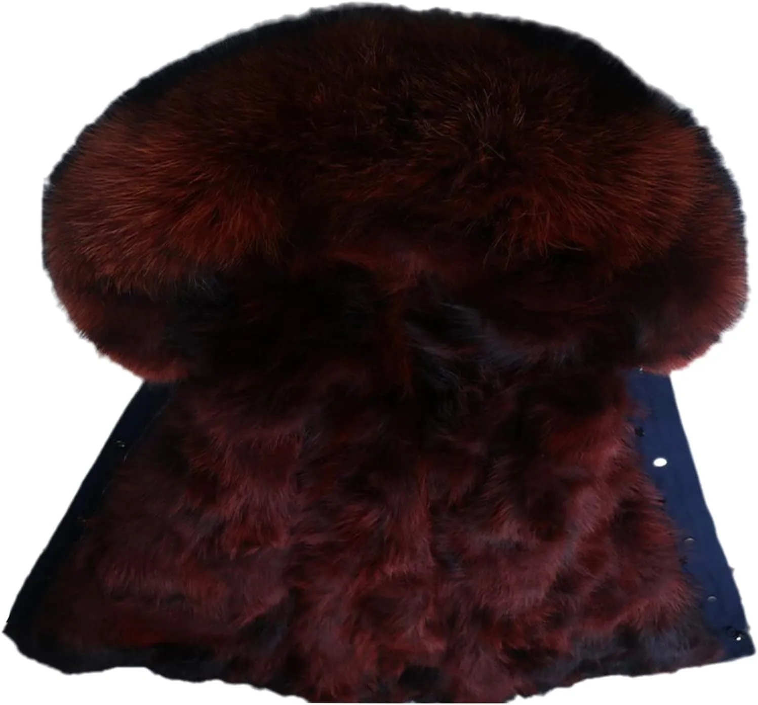 Kelsiop Men's Casual Parka Winter Fur Lined Thermal Clothing Long Fur Hooded Jacket