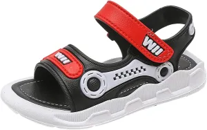 Kids Beach Sandal Lightweight Breathable Open-Toe Shoes for Boys and Girls Non-Slip Adjustable Straps Toddler Clogs