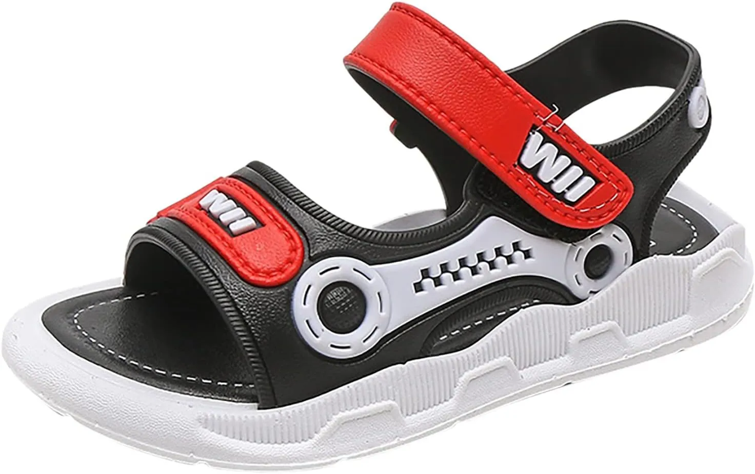 Kids Beach Sandal Lightweight Breathable Open-Toe Shoes for Boys and Girls Non-Slip Adjustable Straps Toddler Clogs