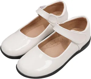 Kids Girls' Leather Shoes Spring/Autumn Solid Color Flat Bottomed Low Top Single Shoe Party baby clothes and accessories