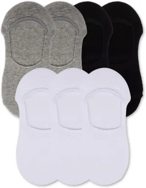 MeMoi High-Cut Cotton Blend Sneaker Liner 7 Pack
