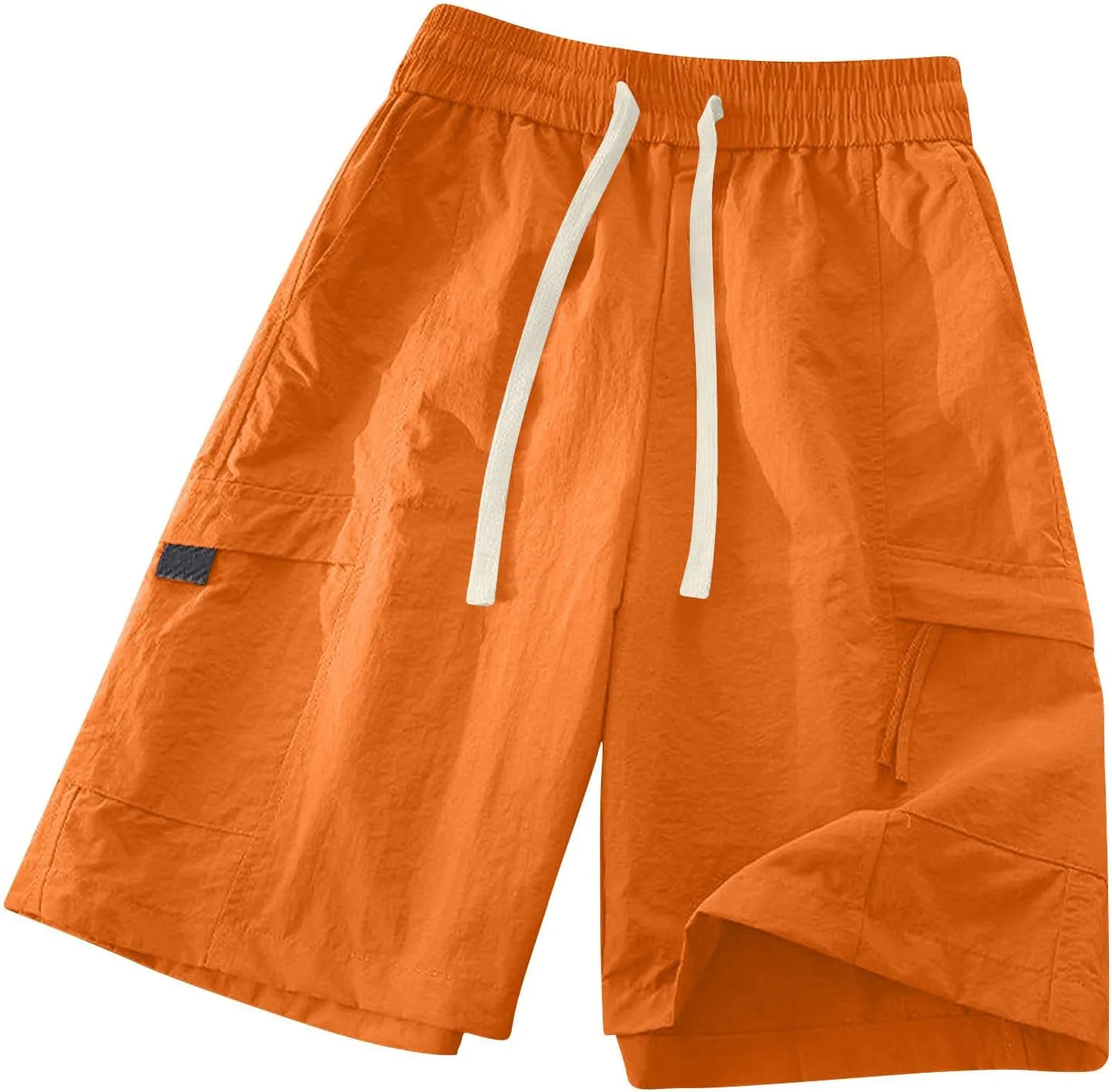 Men's Cargo Shorts Quick Dry Athletic with Zipper Pockets Workout Gym Running Active Lightweight Breathable Trunks