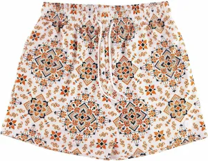 Men's Floral Basketball Shorts 4" Inseam - Lightweight Quick Dry Gym Shorts with Drawstring for Running, Workout & Casual