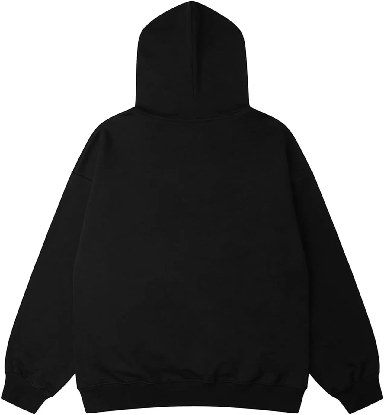 Mens Graphic Oversized Hip Hop Streetwear Casual Hoodie y2k Gothic Hooded Sweater