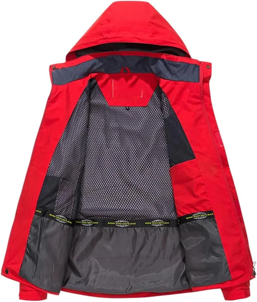 Men's Hooded Jacket Long Sleeve Solid Color Zipper Work Casual Lightweight Coat Overcoat