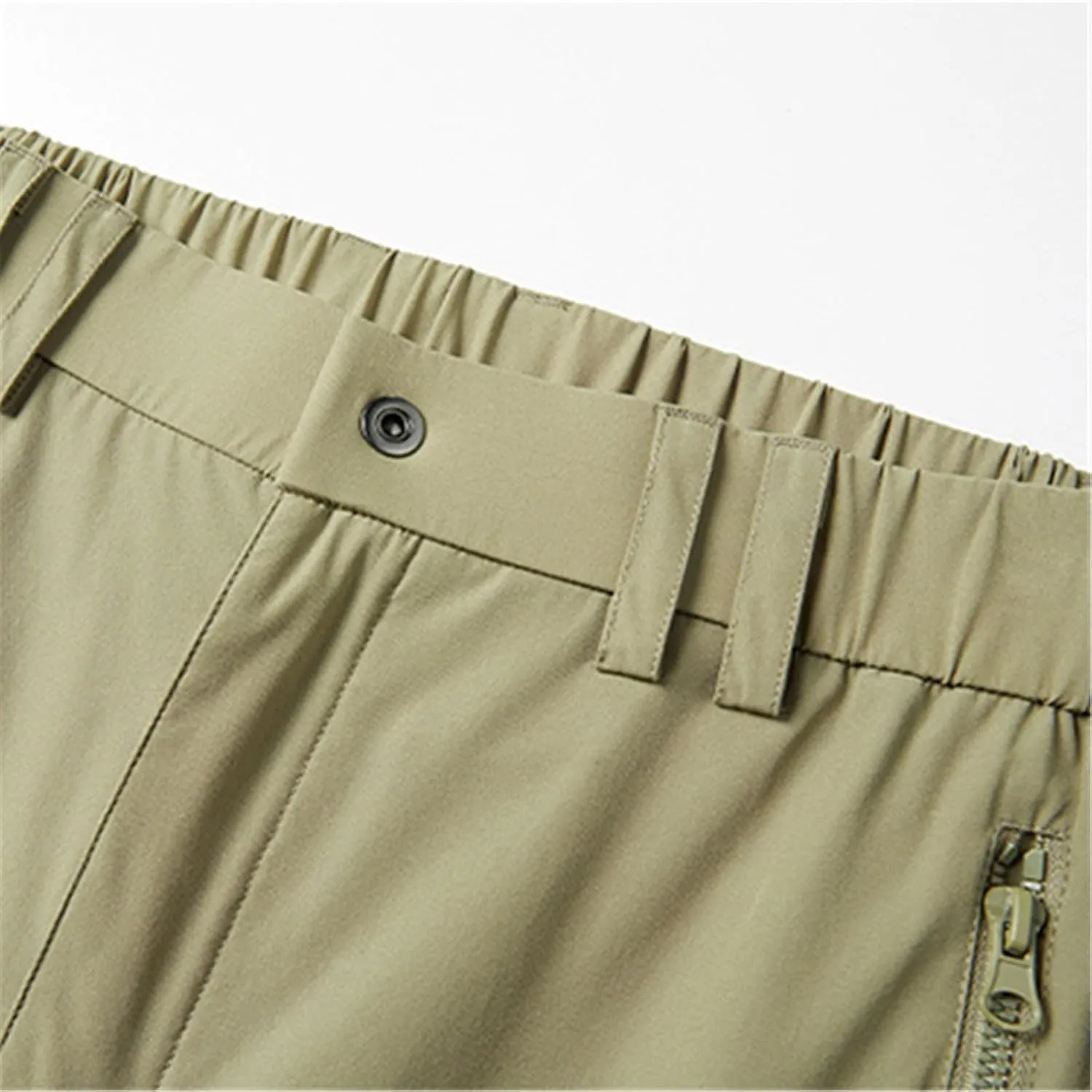 Men's Quick Dry Cargo Pants Plus Size Multi-Pockets Loose Sweatpants Work Joggers Casual Straight Long Trousers Male