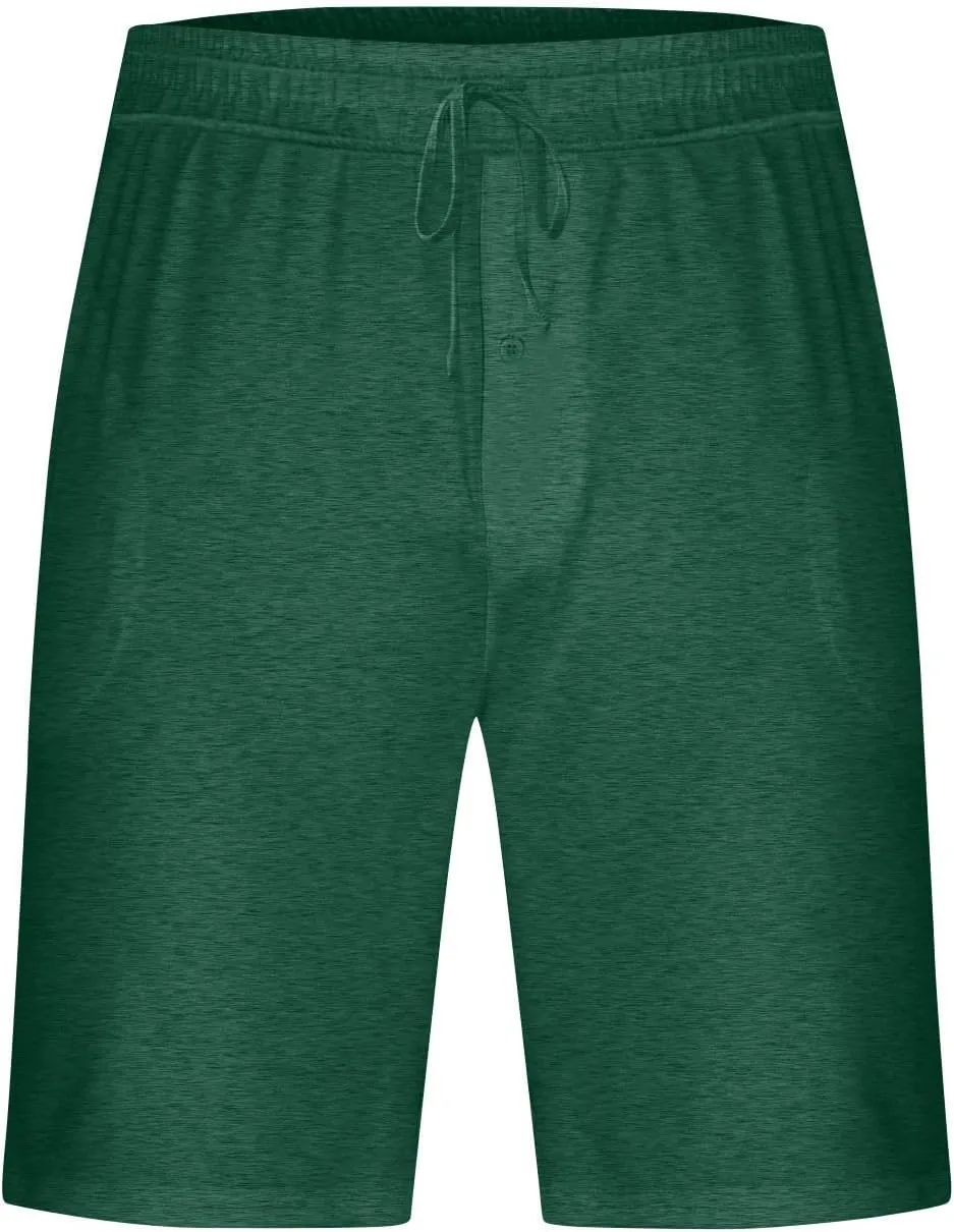 Mens Shorts Summer Casual Elastic Waist Lounge Sleep Short Pants Beach Outfits Athletic Workout Gym Running Shorts