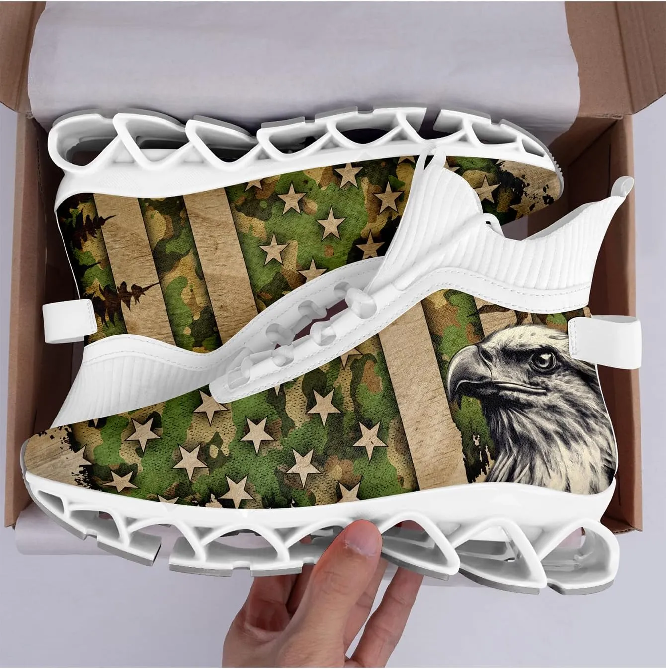 Men's Walking Running Shoes Fashion Sneakers Lightweight Breathable Slip On Athletic Trainer Women Tennis Shoes
