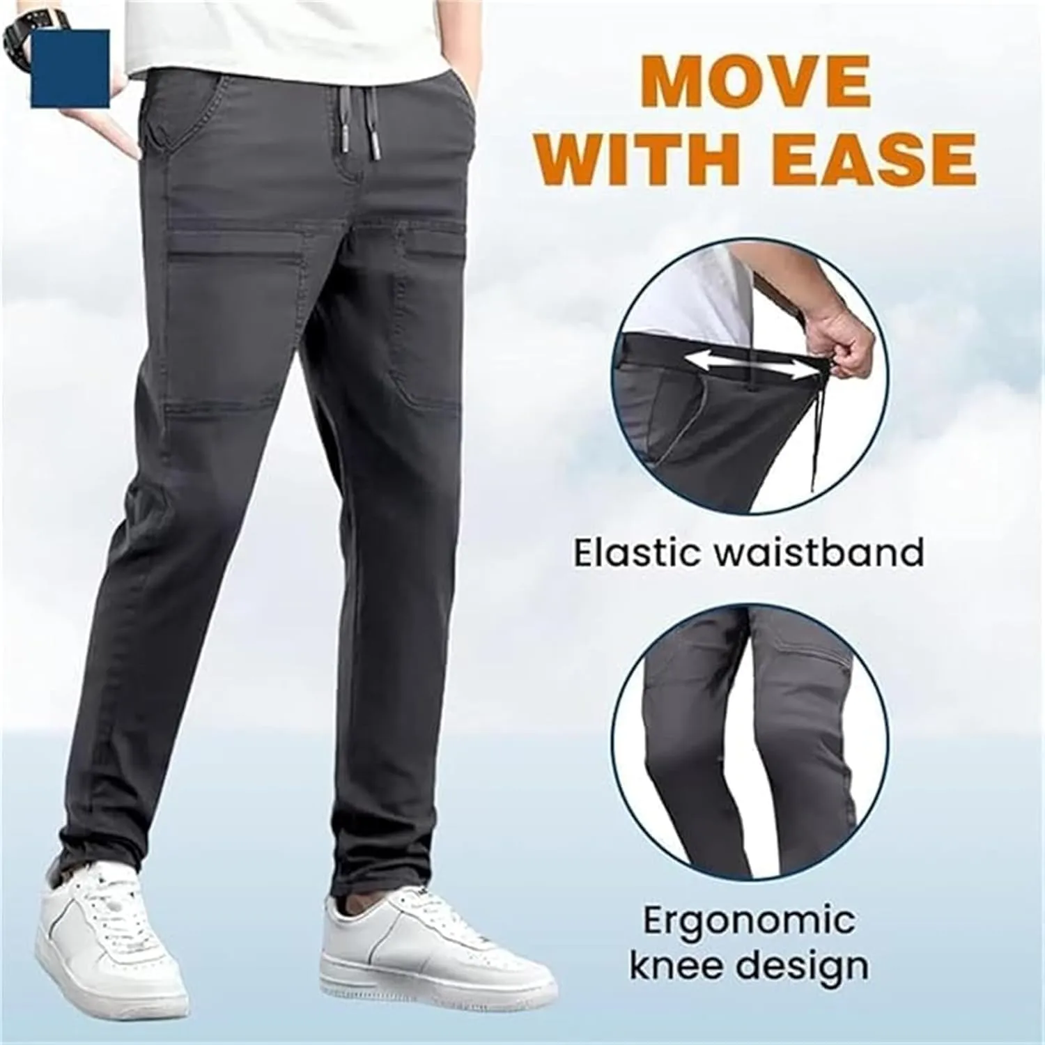 Multipants Luxury Pants, Multipants  High Stretch Multi-Pocket Durable Cargo Pants, Men's Cargo Sweatpants with Pockets