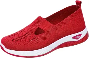 Orthopedic Shoes for Women Woven Orthopedic Breathable Soft Shoes Comfort Wear Orthowear Shoe Mesh Walking Sneakers