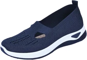 Orthopedic Shoes for Women Woven Orthopedic Running Shoes for Men Lightweight Casual Shoes Slip On Chunky Sneakers Red Tennis Shoe Loafers Shoe