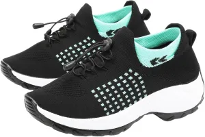 Orthopedic Sneakers Breathable Women Slip on Trainers Comfortable Shoes for Women Stretch Cushion Athletic Shoe Unisex Casual Thick Bottom Walking Shoe