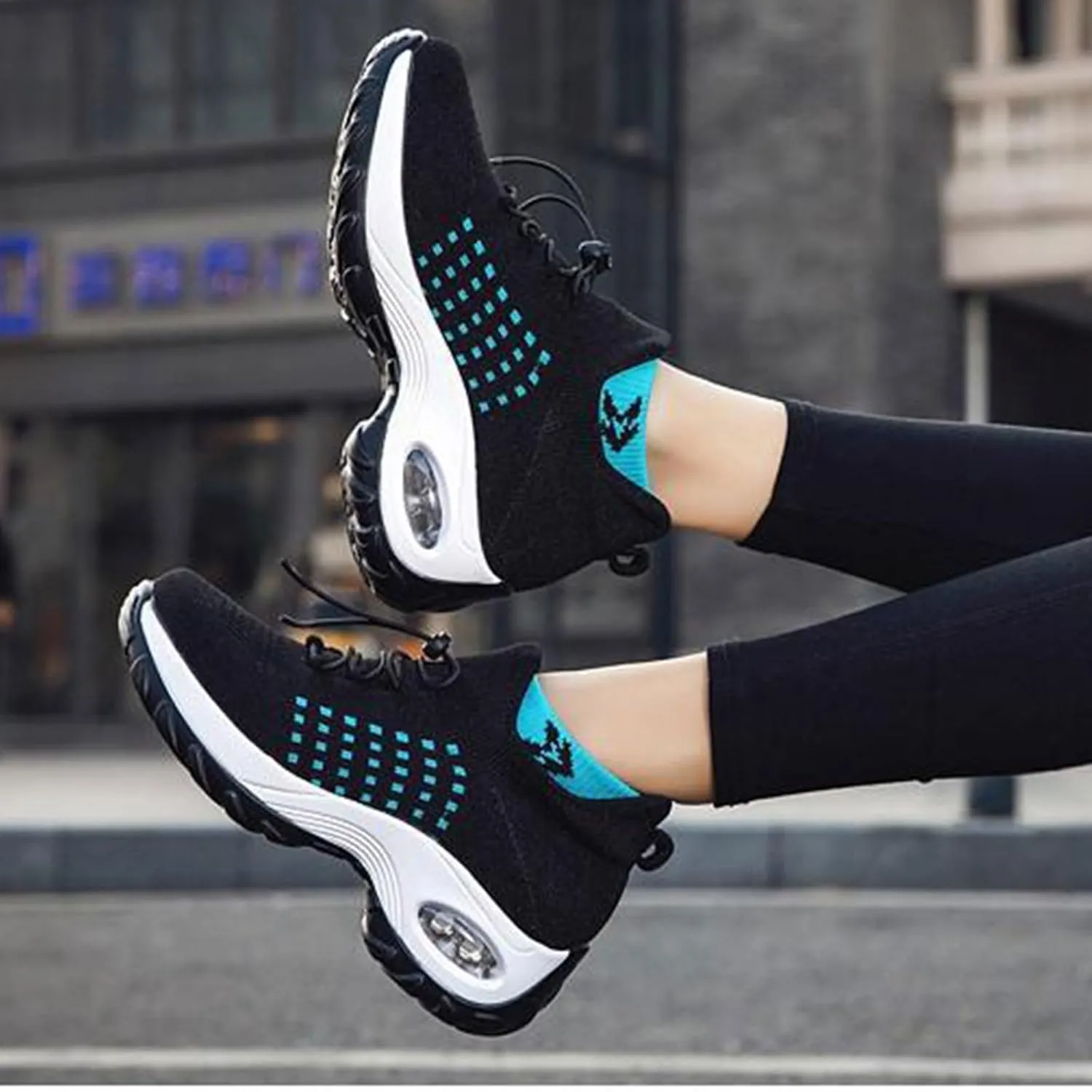 Orthopedic Sneakers Women Breathable Comfort Wear Shoes for Women Walking Slip On Trainers Casual Comfortable Athletic Cushion Thick Bottom Footwear