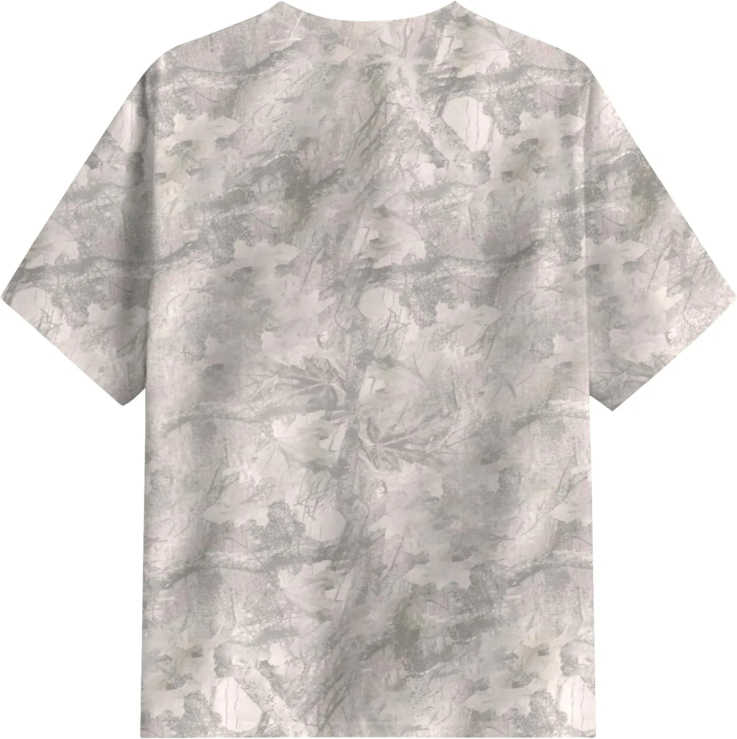 Oversized Camo Shirts for Women Men Maple Leaf Print Short Sleeve Crewneck T-Shirt Casual Loose Y2k Graphic Tee Tops