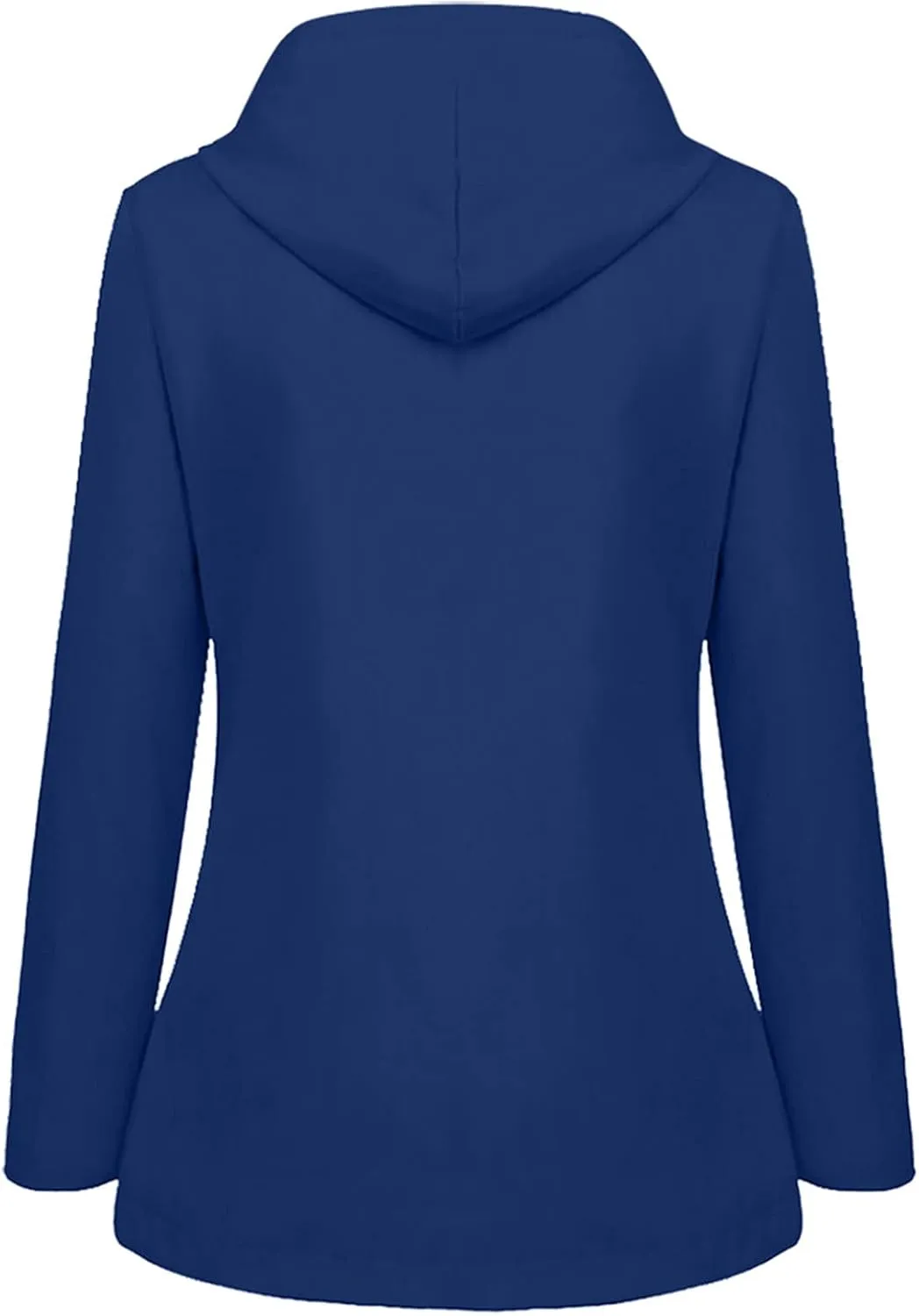 Rain Jacket Women Waterproof with Hood Raincoat Lightweight Lined Long Sleeve Coats Plus Size