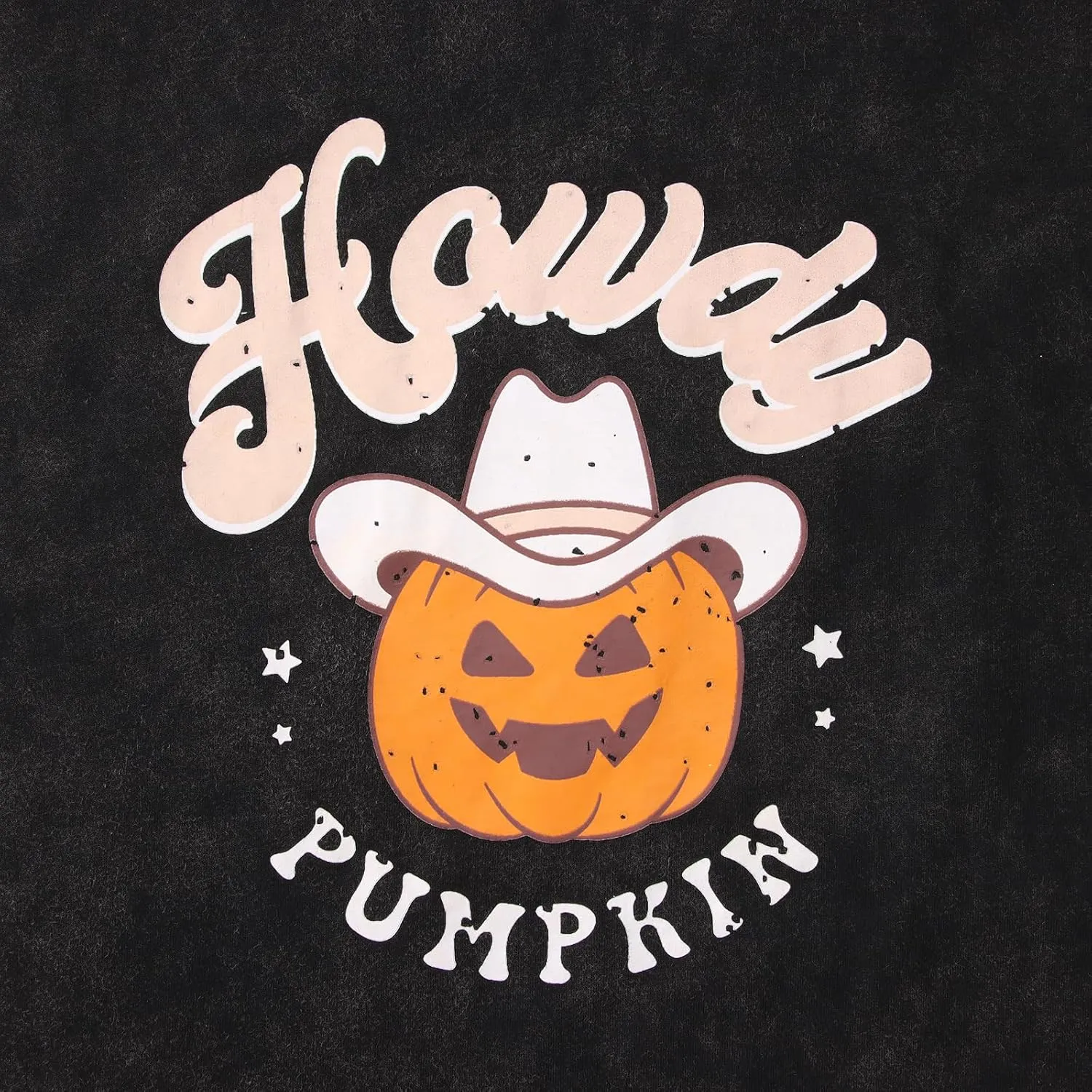 Ritatte Howdy Pumpkin Halloween Shirt Women Cute Western Country Cowgirl T-Shirt Short Sleeve Casual Oversized Tee Top