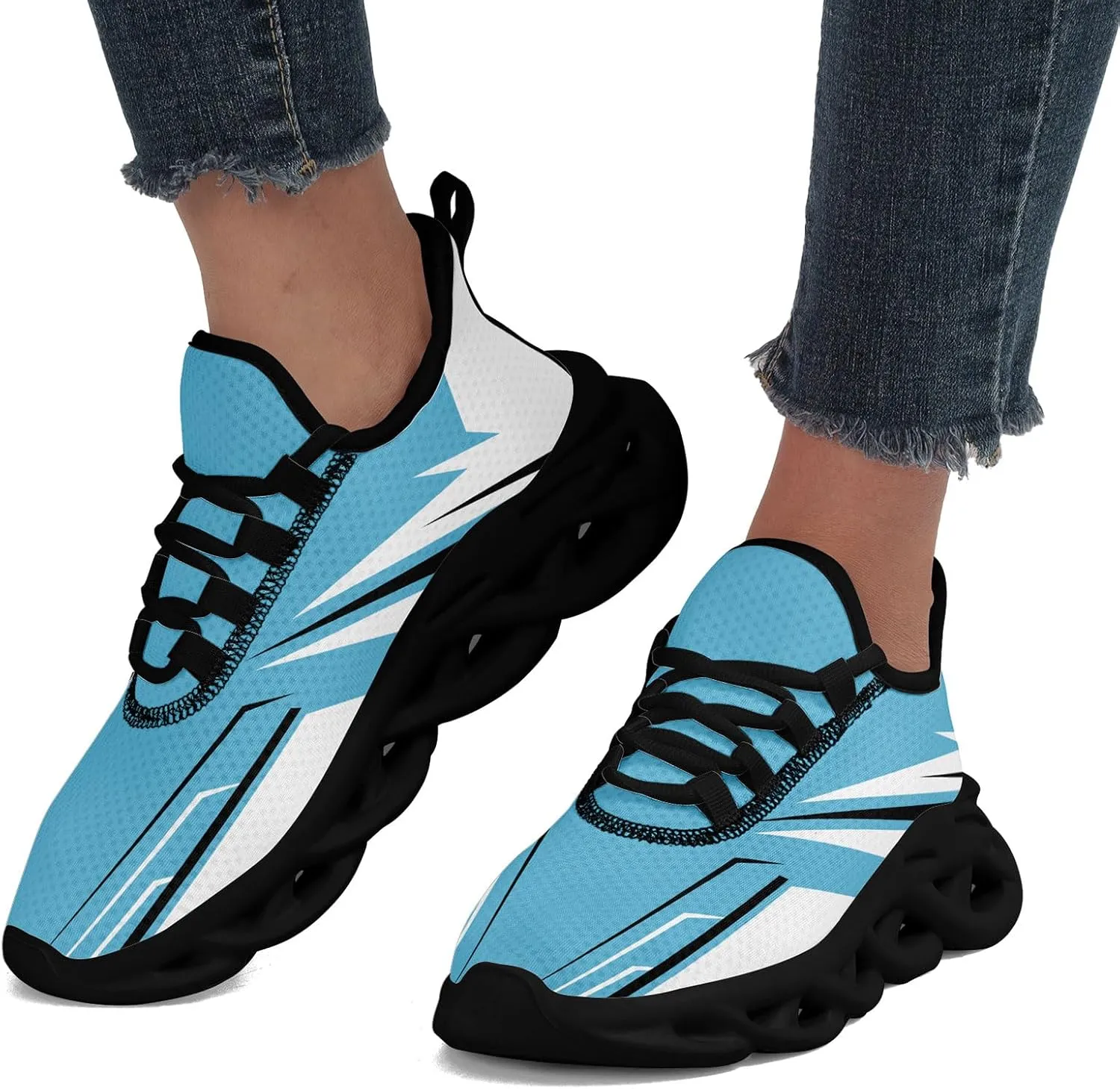 Running Shoes Fashion Sneakers Lightweight Cushion Sports Walking Shoes Casual Comfortable Tennis Athletic Trainers for Men Women