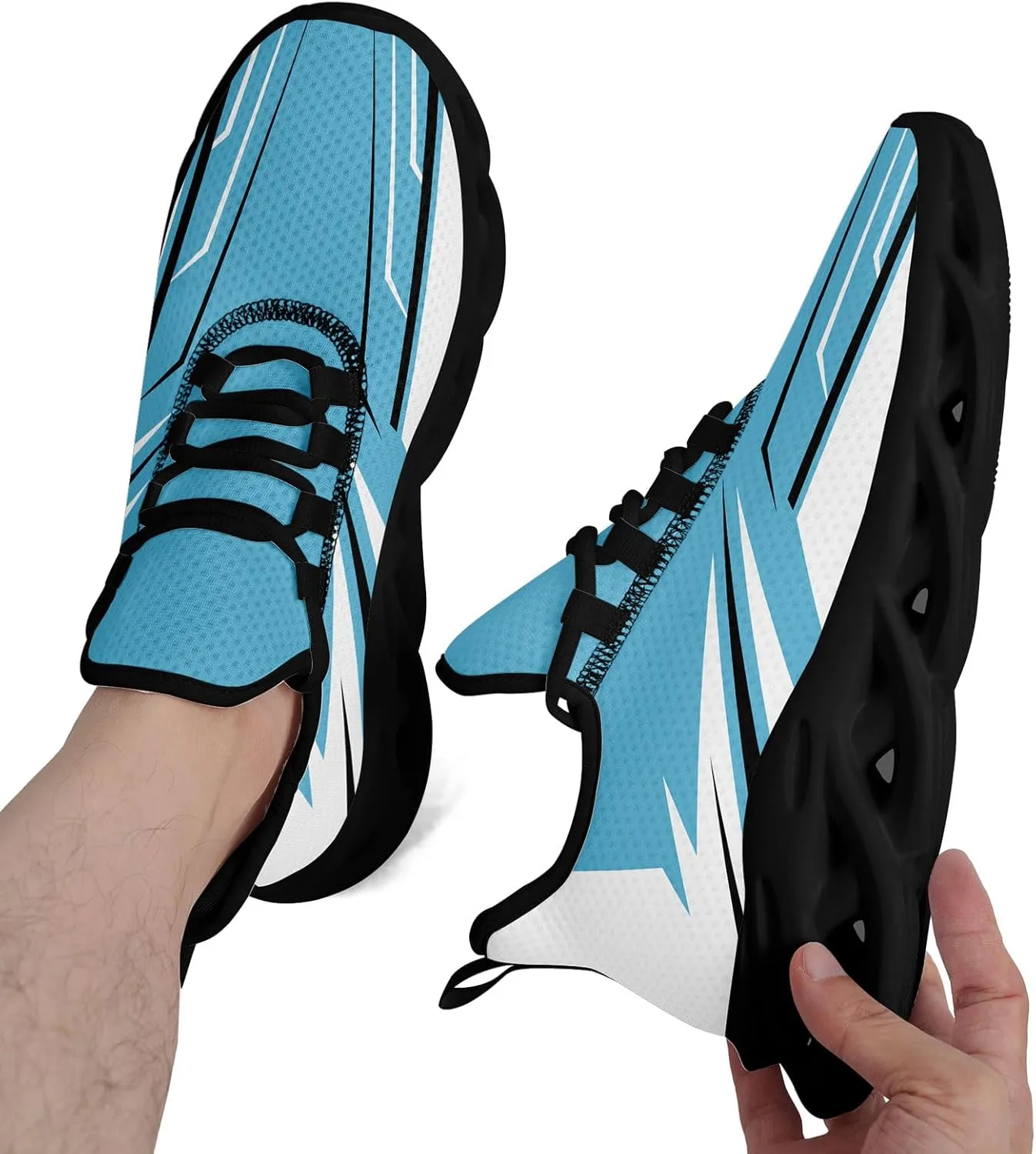Running Shoes Fashion Sneakers Lightweight Cushion Sports Walking Shoes Casual Comfortable Tennis Athletic Trainers for Men Women