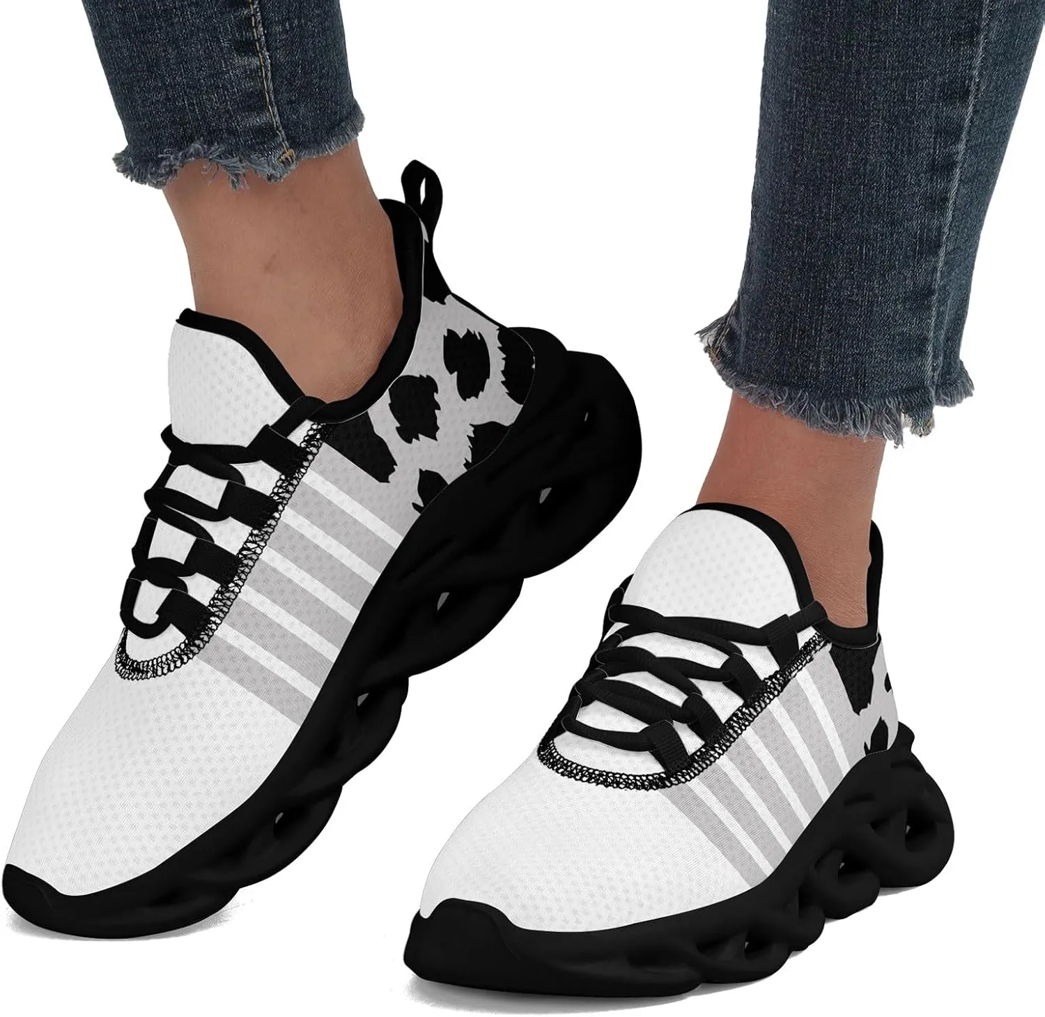Running Shoes Fashion Sneakers Lightweight Cushion Sports Walking Shoes Casual Comfortable Tennis Athletic Trainers for Men Women