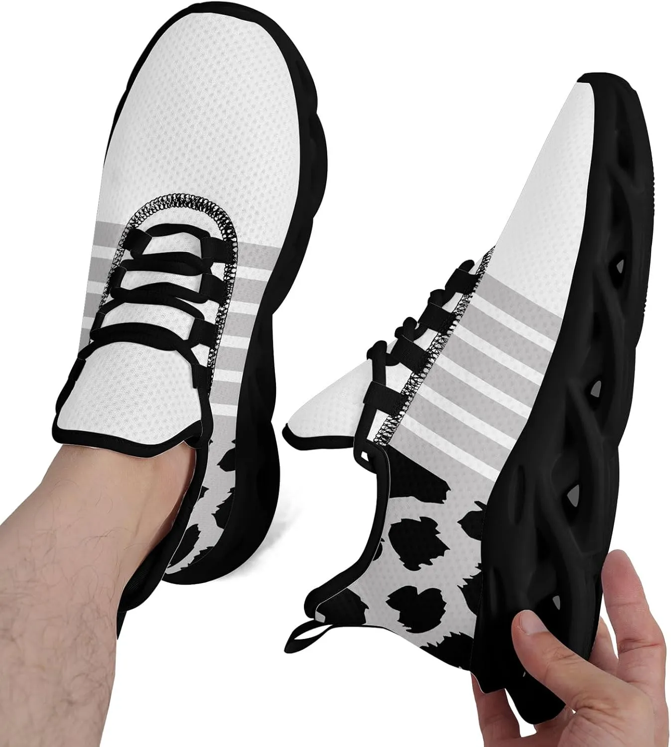 Running Shoes Fashion Sneakers Lightweight Cushion Sports Walking Shoes Casual Comfortable Tennis Athletic Trainers for Men Women