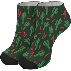 Short Socks for Women Low Cut Sock Women's No Show Liner Socks Humor mexican Athletic Crew Socks for Girl