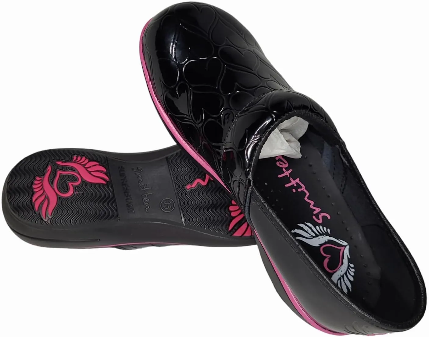 Smitten Women's Lightweight Leather Nursing Clog Medical Scrubs Accessory