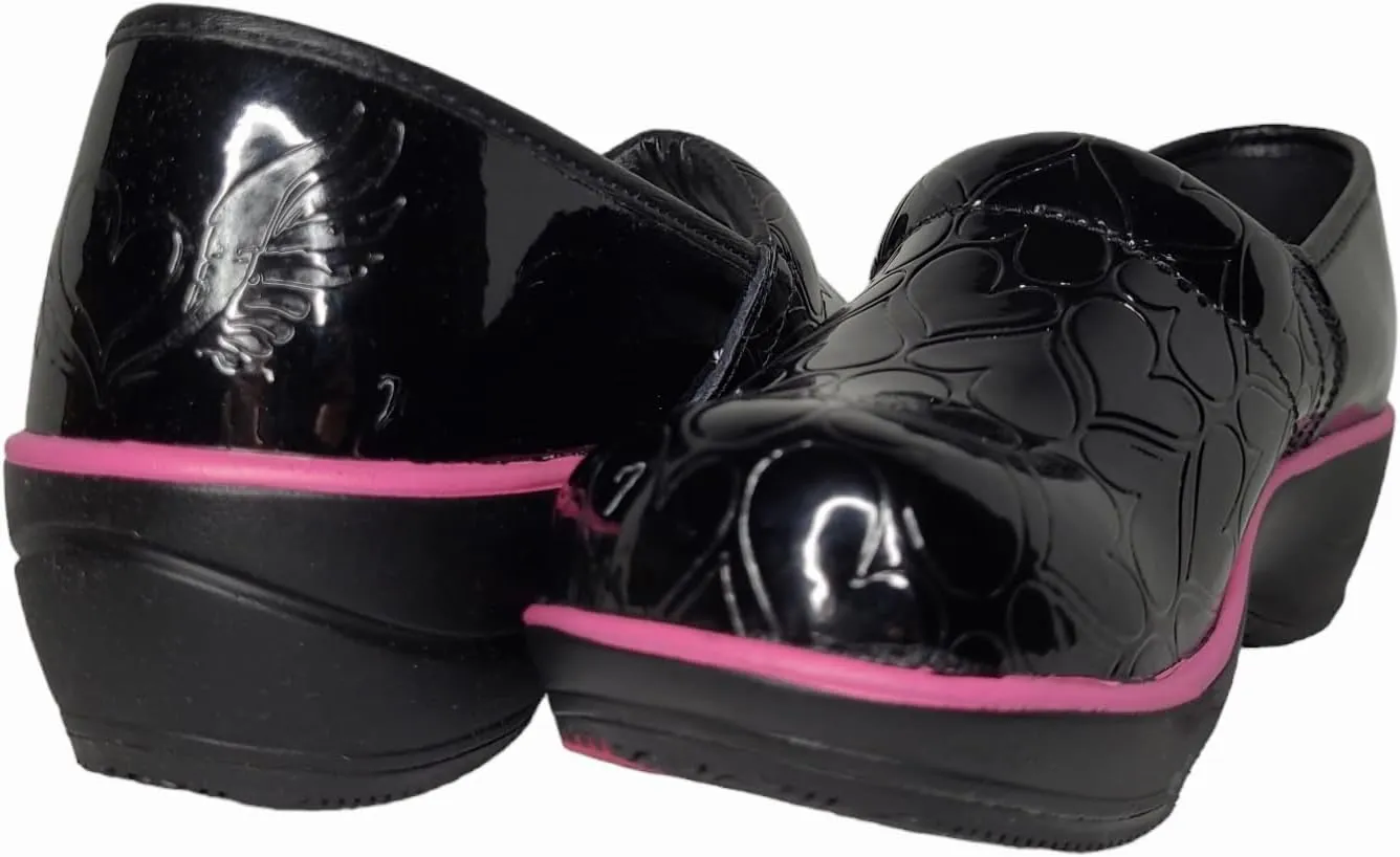Smitten Women's Lightweight Leather Nursing Clog Medical Scrubs Accessory