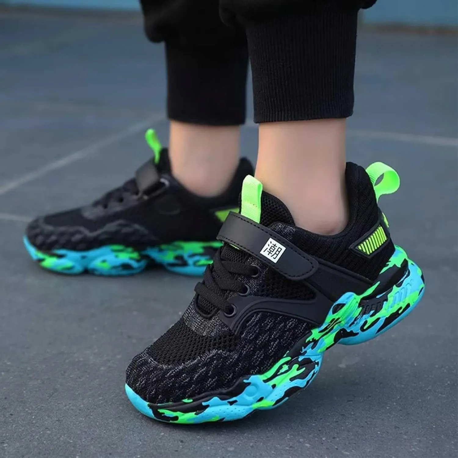 Soldier Boys Boys Shoes Kids Running Lightweight Breathable Sport Sneakers Toddle & Little Kid Girls Jelly Shoes