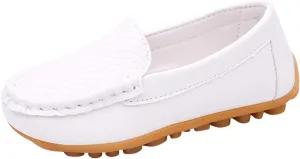 Toddler Boys Girls Soft Slip On Loafers Dress Flat Shoes Casual Dress Shoes for Toddler Big Kids Birthday Gift