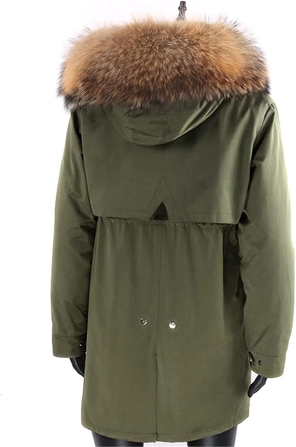 Winter Men's Casual Long Jacket Coat Fur Collar Hooded Jacket Thick Warm Parka Fashion Streetwear